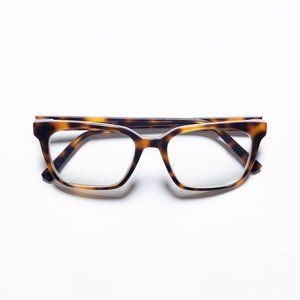 Warby Parker Hughes Layered Rye Tortoise Frames Wide Fit RARE